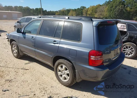 2002 Toyota Highlander Limited V6 z USA, uszkodzony, nr VIN JTEGF21A020035829